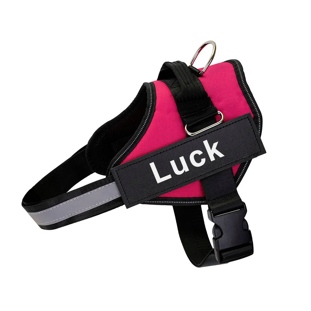 The ID Harness — Personalized Reflective Dog Harness