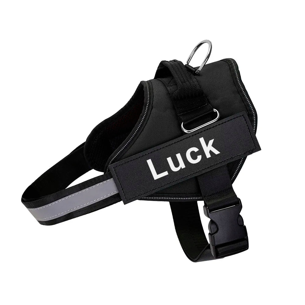 The ID Harness — Personalized Reflective Dog Harness