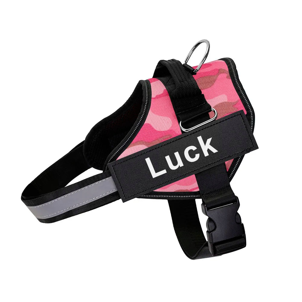 The ID Harness — Personalized Reflective Dog Harness