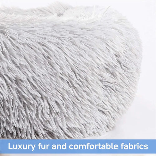 Luxury Dog Bed Square Dog Beds Long Plush Dog Mat Beds for Small Medium Large Dogs Supplies Pet Dog Calming Bed Washable Kennel