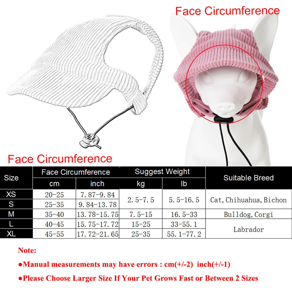 Dog Sun Hat — UV Protection Summer Pet Visor