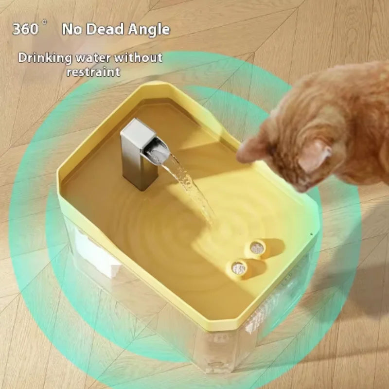 Automatic Pet Water Fountain — USB Filtered Dispenser
