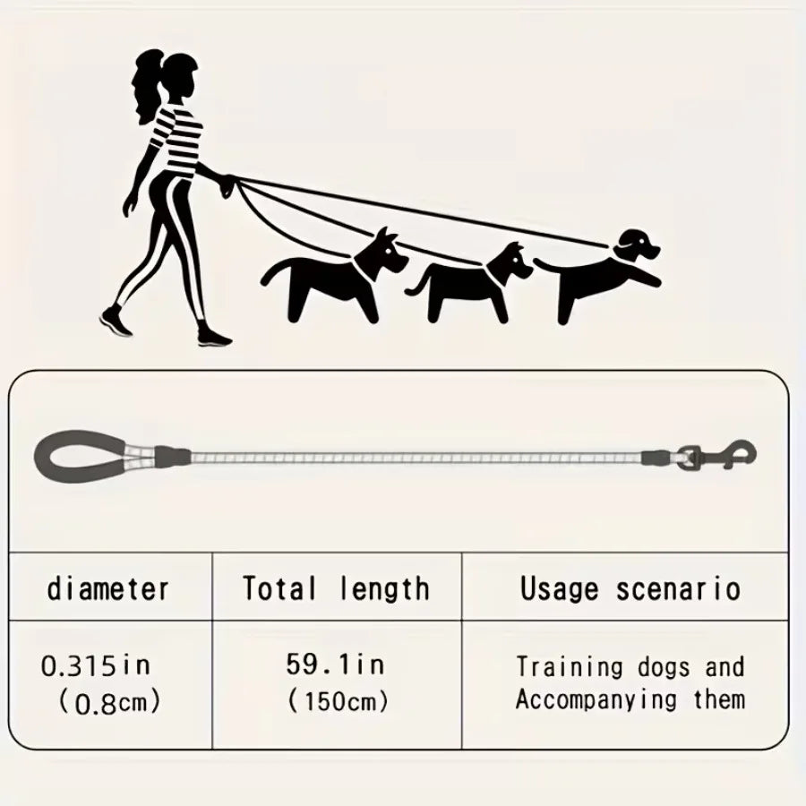 Durable Dog Leash — Ergonomic Handle for Safe Walks