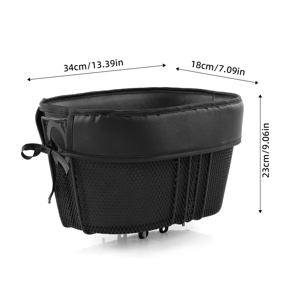 Bike Basket for Dogs & Cats — Secure Padded Carrier