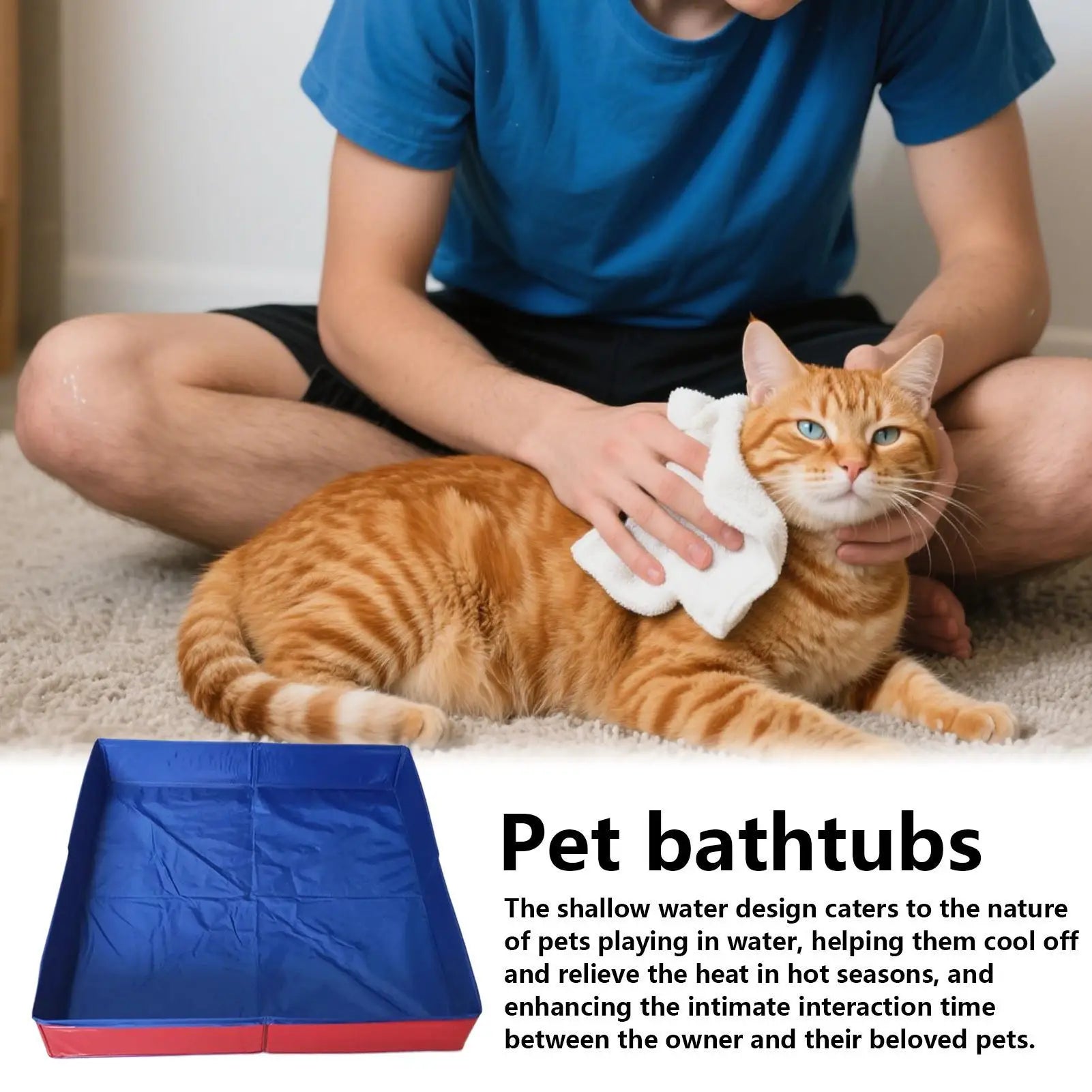 Inflatable Dog Pool — Summer Splash Pad for Pets