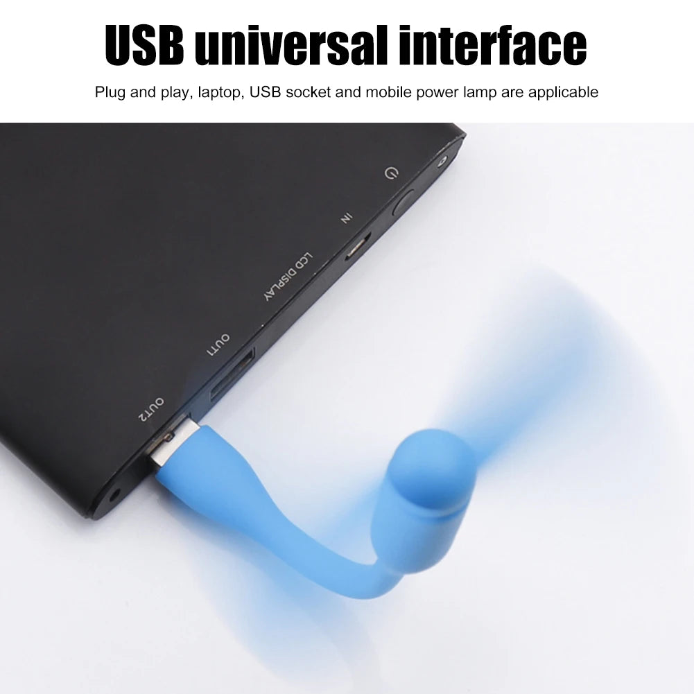 Portable Handheld Mini Fan — USB Rechargeable Silent