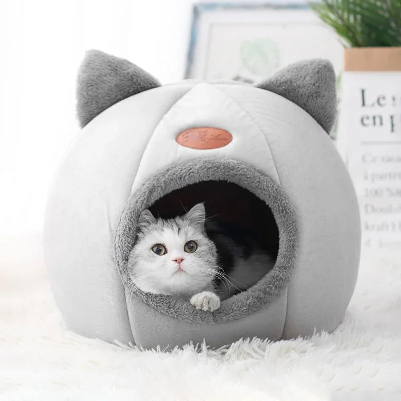 Plush Pet Bed for Cats & Dogs — Ultra-Soft Washable