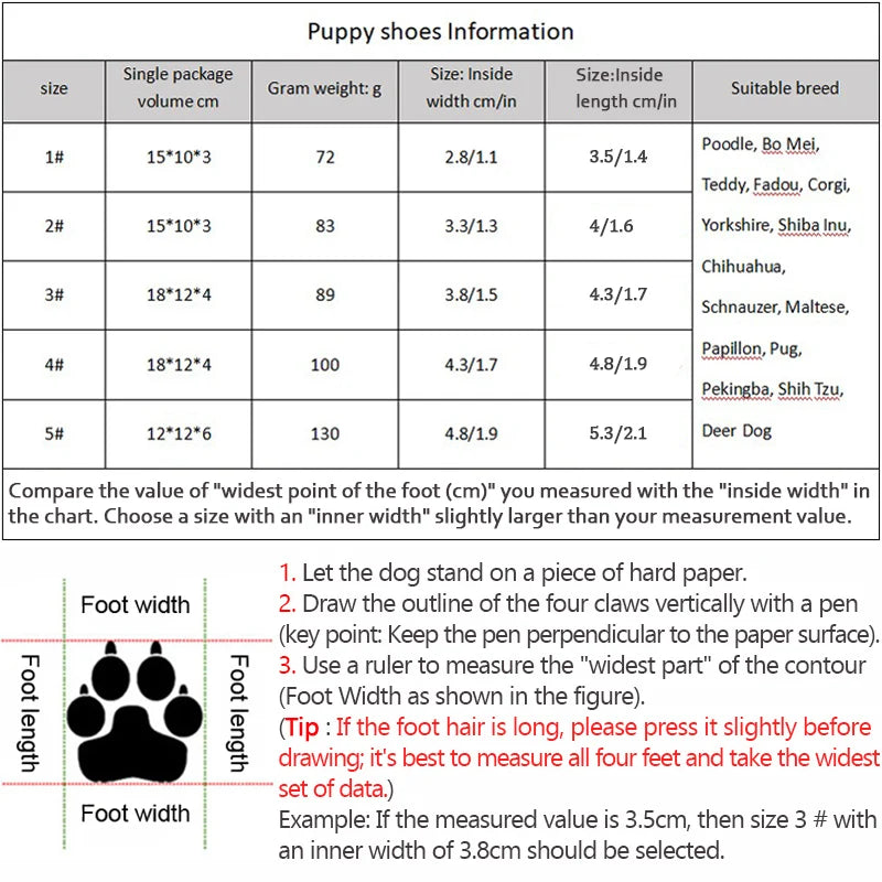 Dog Paw Protector Shoes — Non-Slip Breathable Boots
