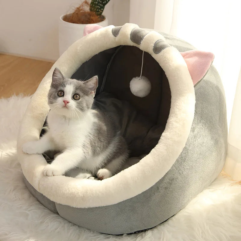 Plush Pet Bed for Cats & Dogs — Ultra-Soft Washable