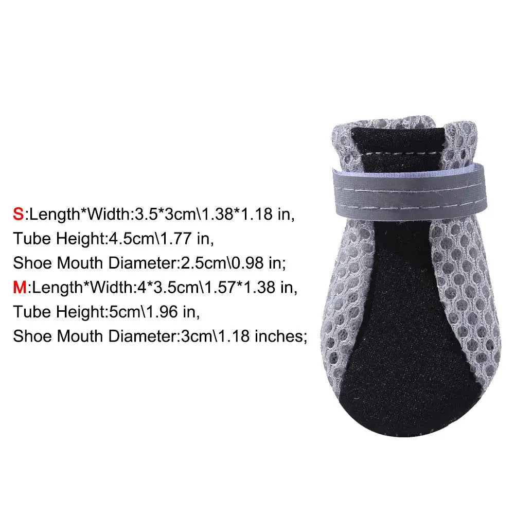 Dog Paw Protector Shoes — Non-Slip Breathable Boots