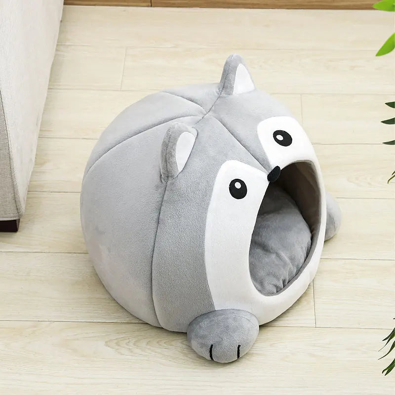 Plush Pet Bed for Cats & Dogs — Ultra-Soft Washable