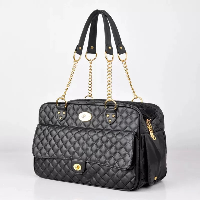 Luxury Pet Carrier Bag — Stylish Travel Tote