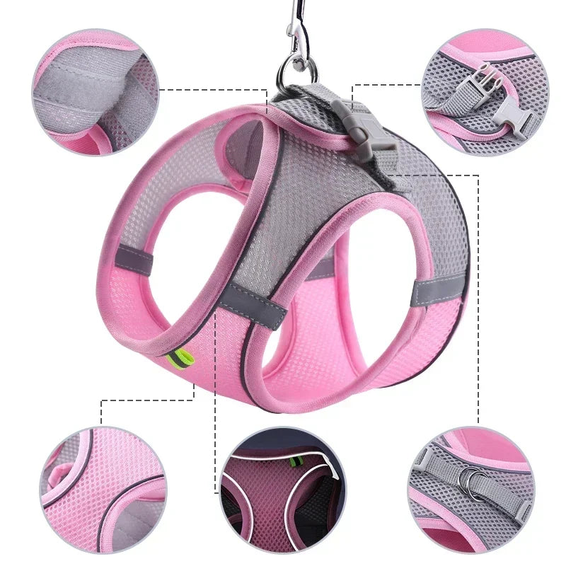 Adjustable Dog Harness — No-Pull Breathable & Reflective