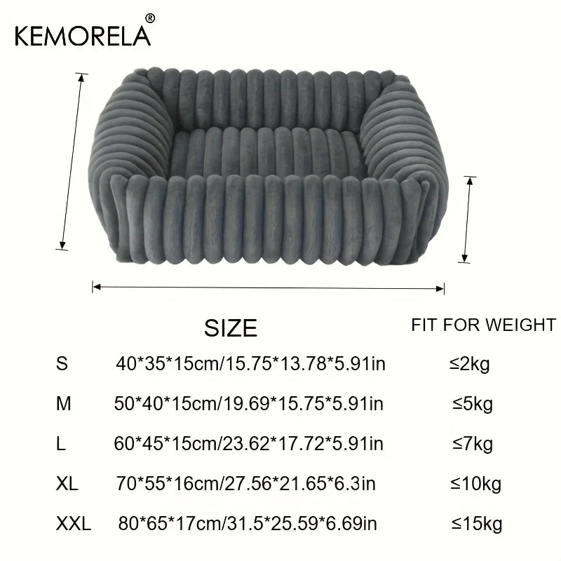 The Velvet Dream — Orthopedic Dog Bed for Deep Rest