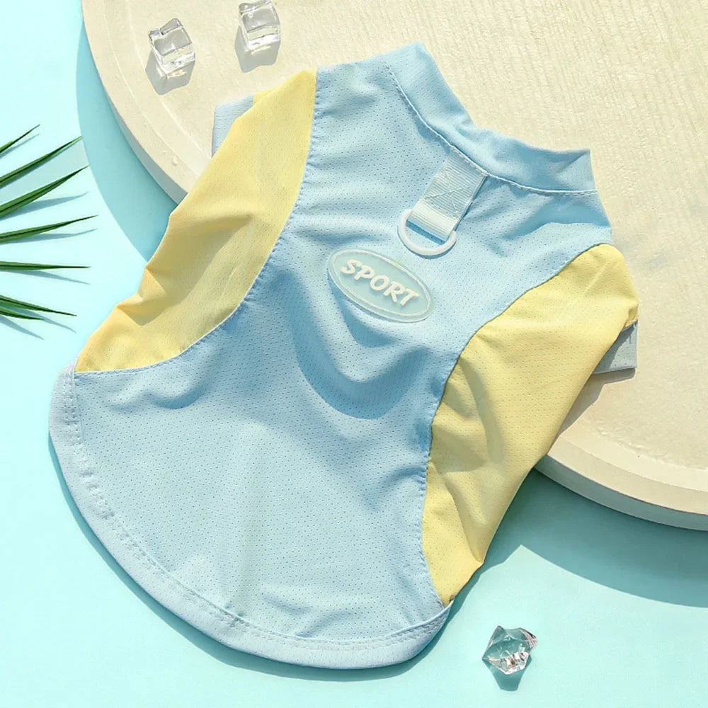 Summer Cooling Sport Shirt for Dogs — Breathable Mesh
