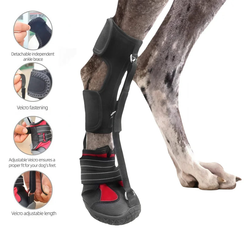 Dog Paw Protector Shoes — Non-Slip Breathable Boots