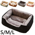 Plush Pet Bed for Cats & Dogs — Ultra-Soft Washable