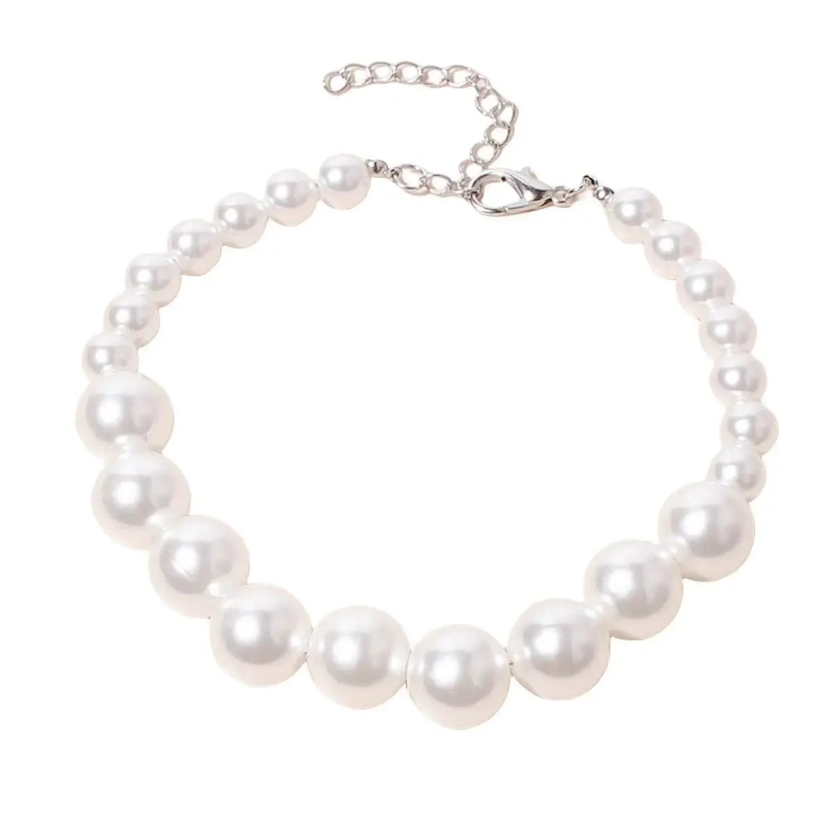 Luxury Pearl & Crystal Pet Collar — Elegant Dog & Cat