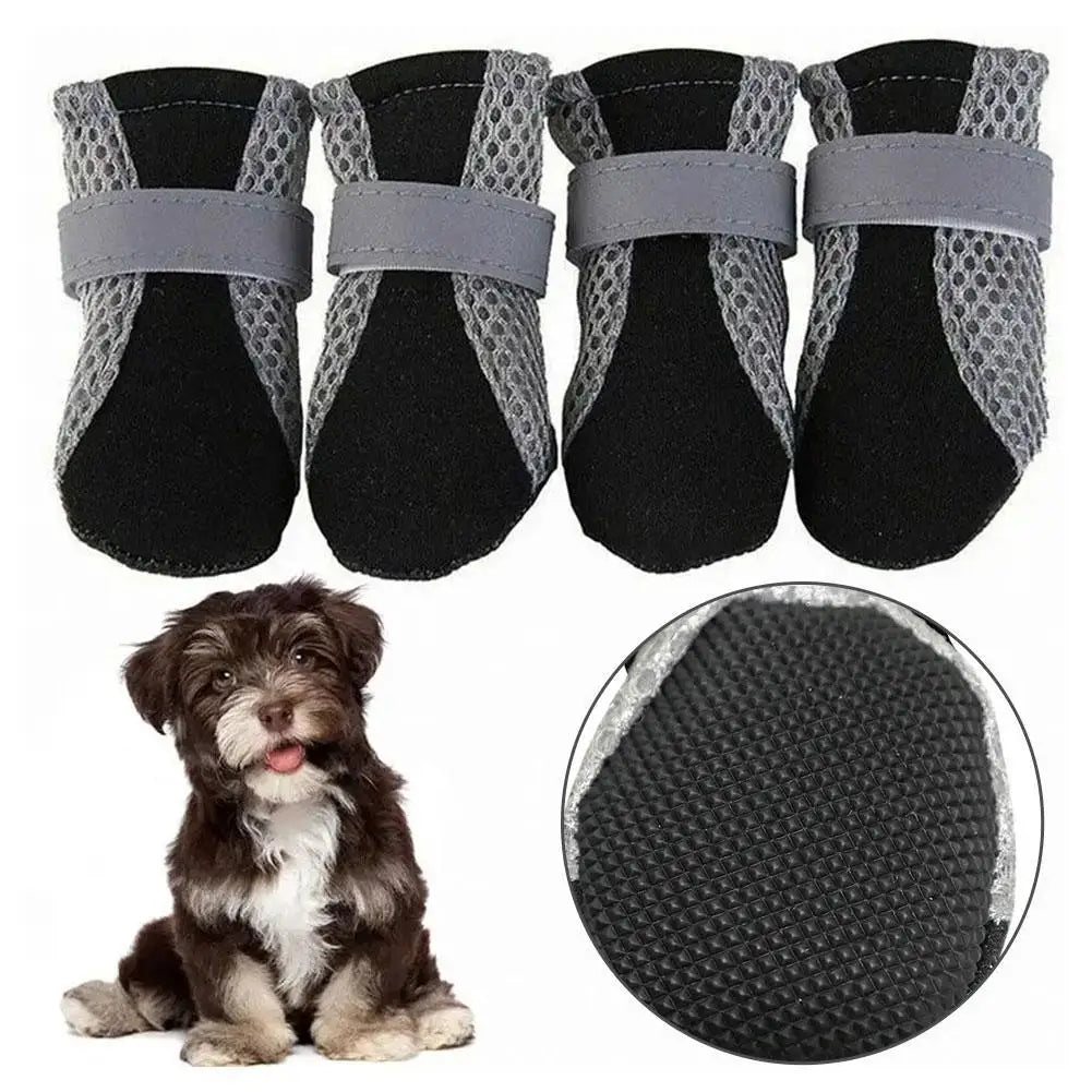 Dog Paw Protector Shoes — Non-Slip Breathable Boots