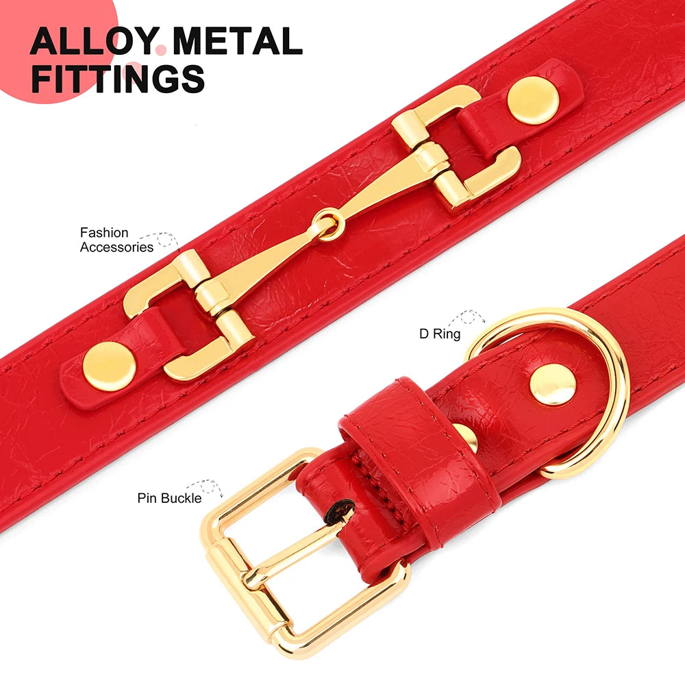 Genuine Leather Dog Collar — Durable & Stylish