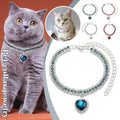 Luxury Pearl & Crystal Pet Collar — Elegant Dog & Cat