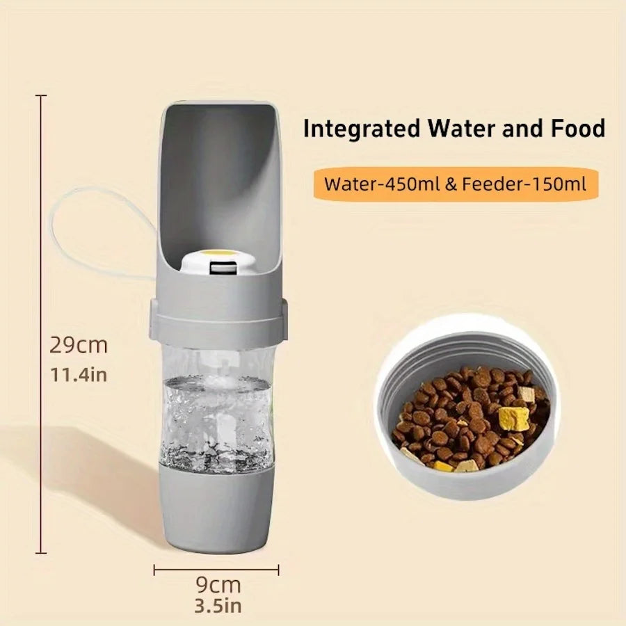 Portable Dog Water Bottle — Leak-Proof Travel Dispenser