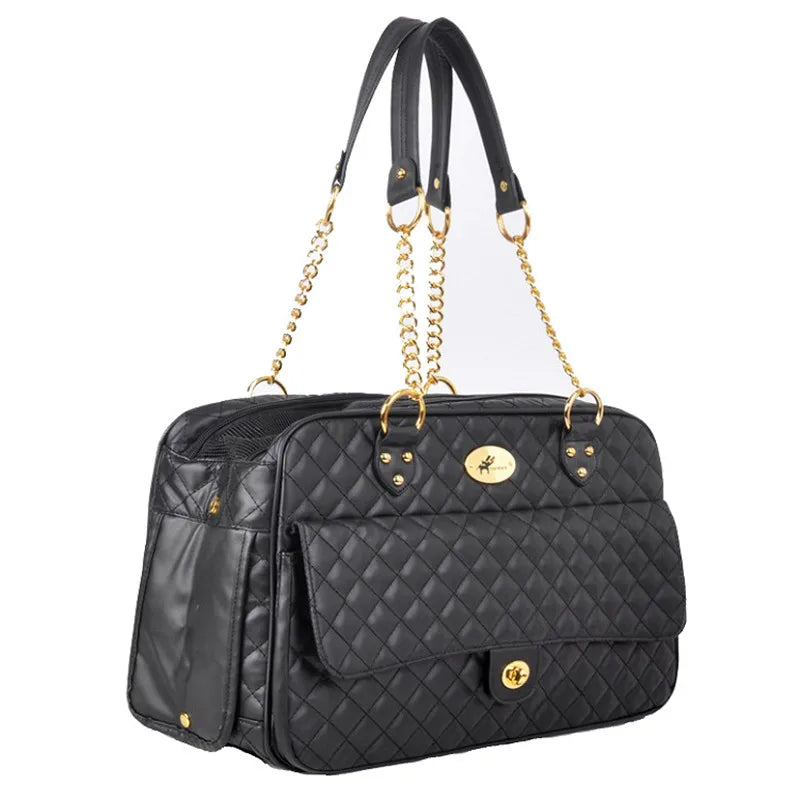 Luxury Pet Carrier Bag — Stylish Travel Tote