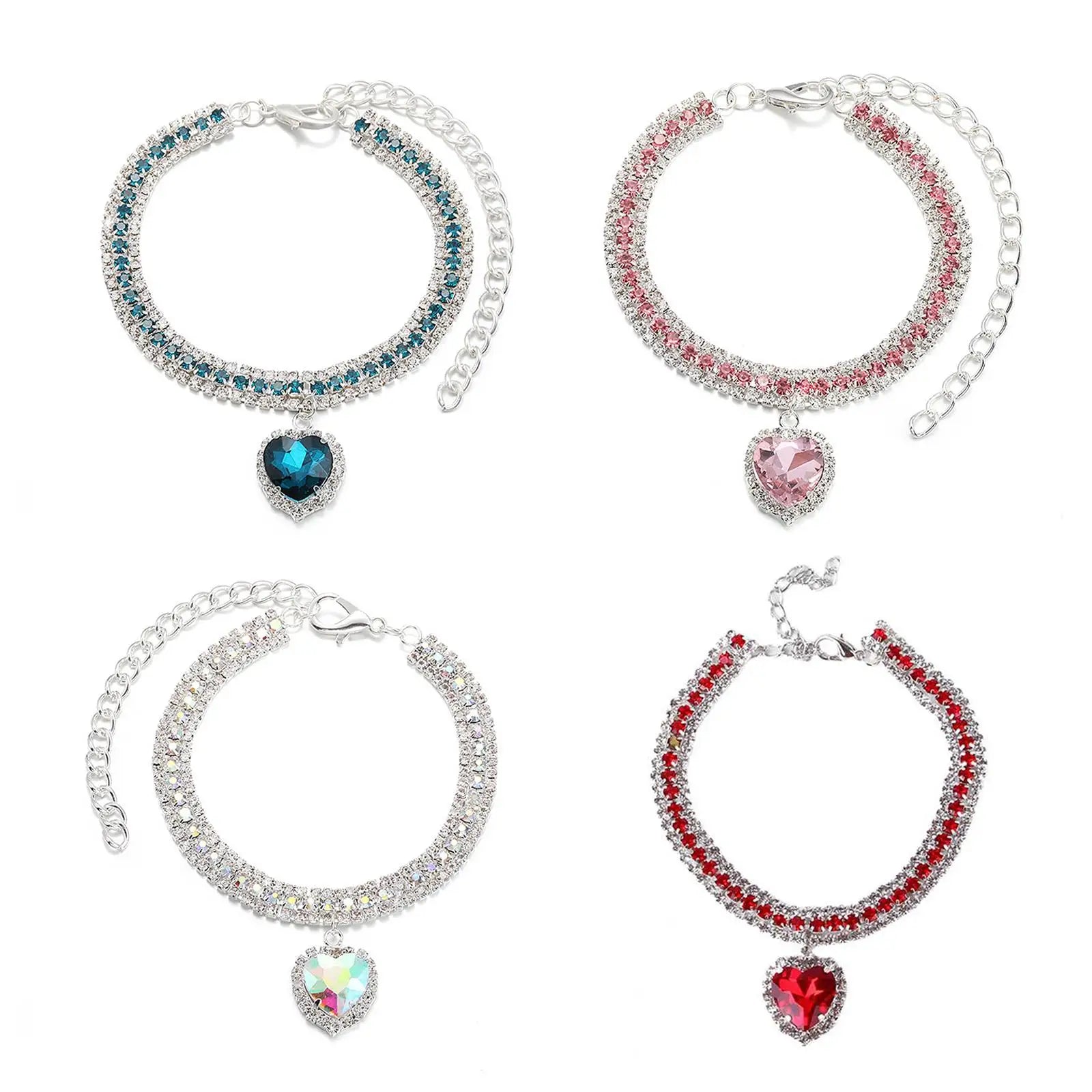 Luxury Pearl & Crystal Pet Collar — Elegant Dog & Cat