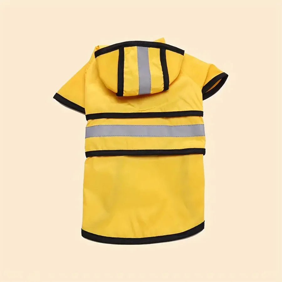 Waterproof Dog Raincoat — Windproof Hooded Jacket