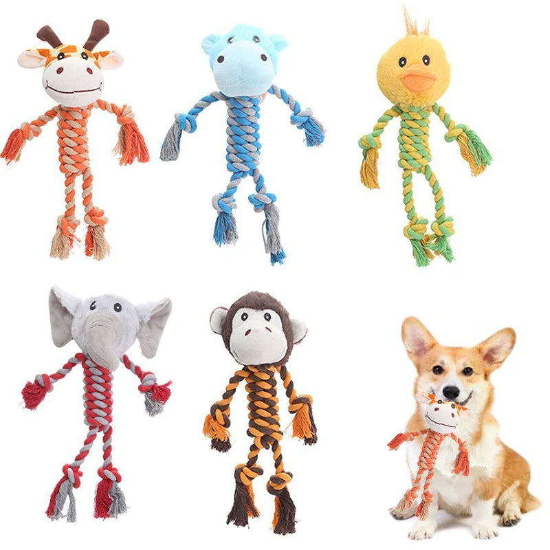 Interactive Dog Chew Toy — Durable & Squeaky