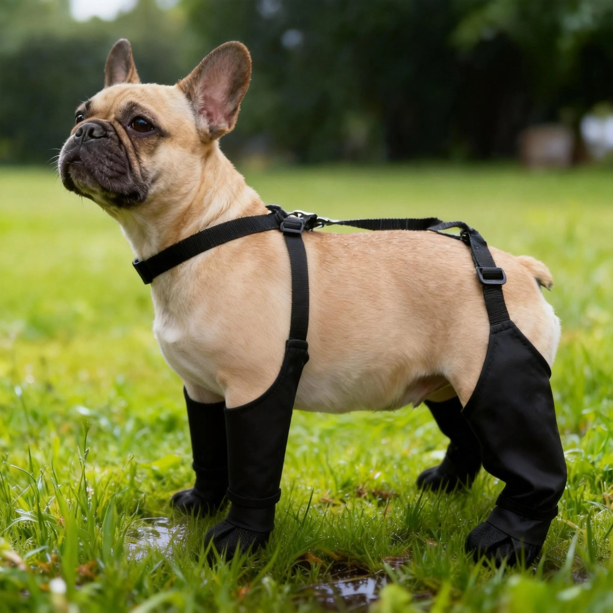 Waterproof Dog Raincoat — Windproof Hooded Jacket