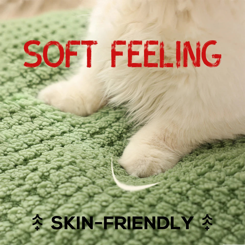 Plush Pet Bed for Cats & Dogs — Ultra-Soft Washable