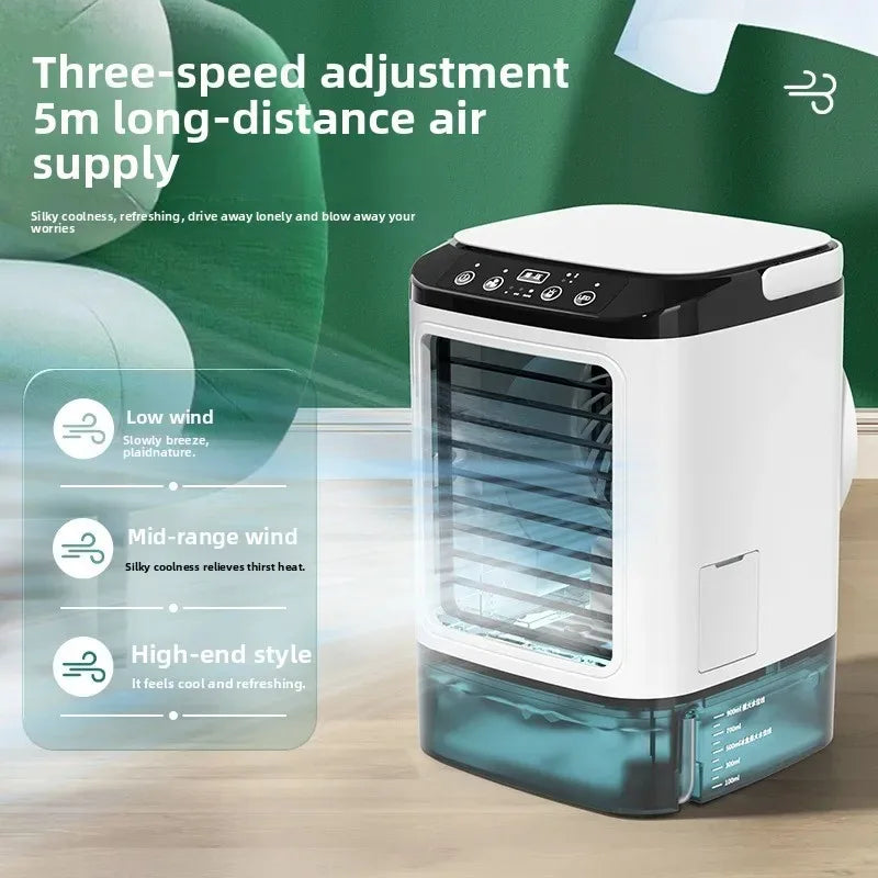 Portable USB Pet Cooling Fan — Silent & Rechargeable
