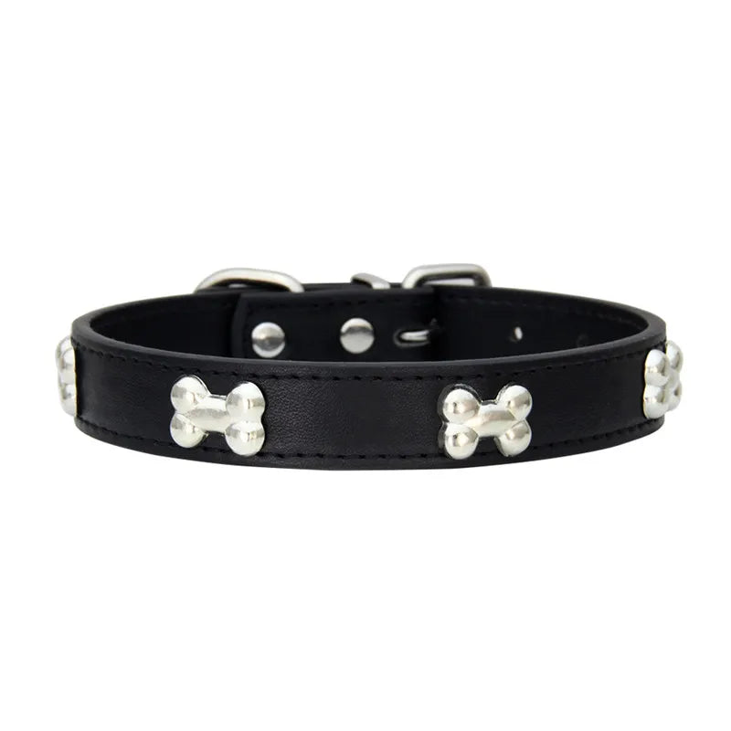 Genuine Leather Dog Collar — Durable & Stylish