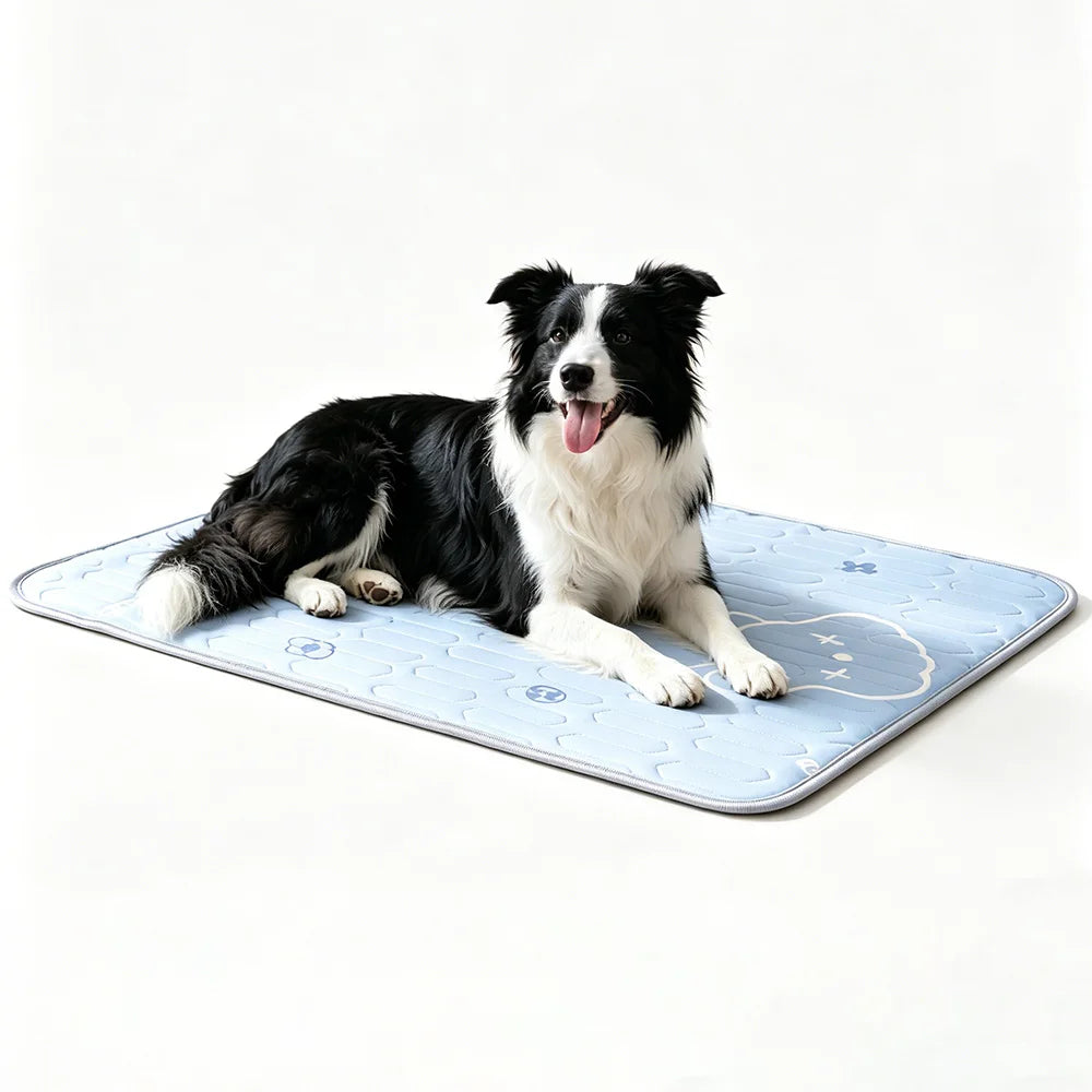 Cooling Mat for Dogs & Cats — Pressure-Activated Gel
