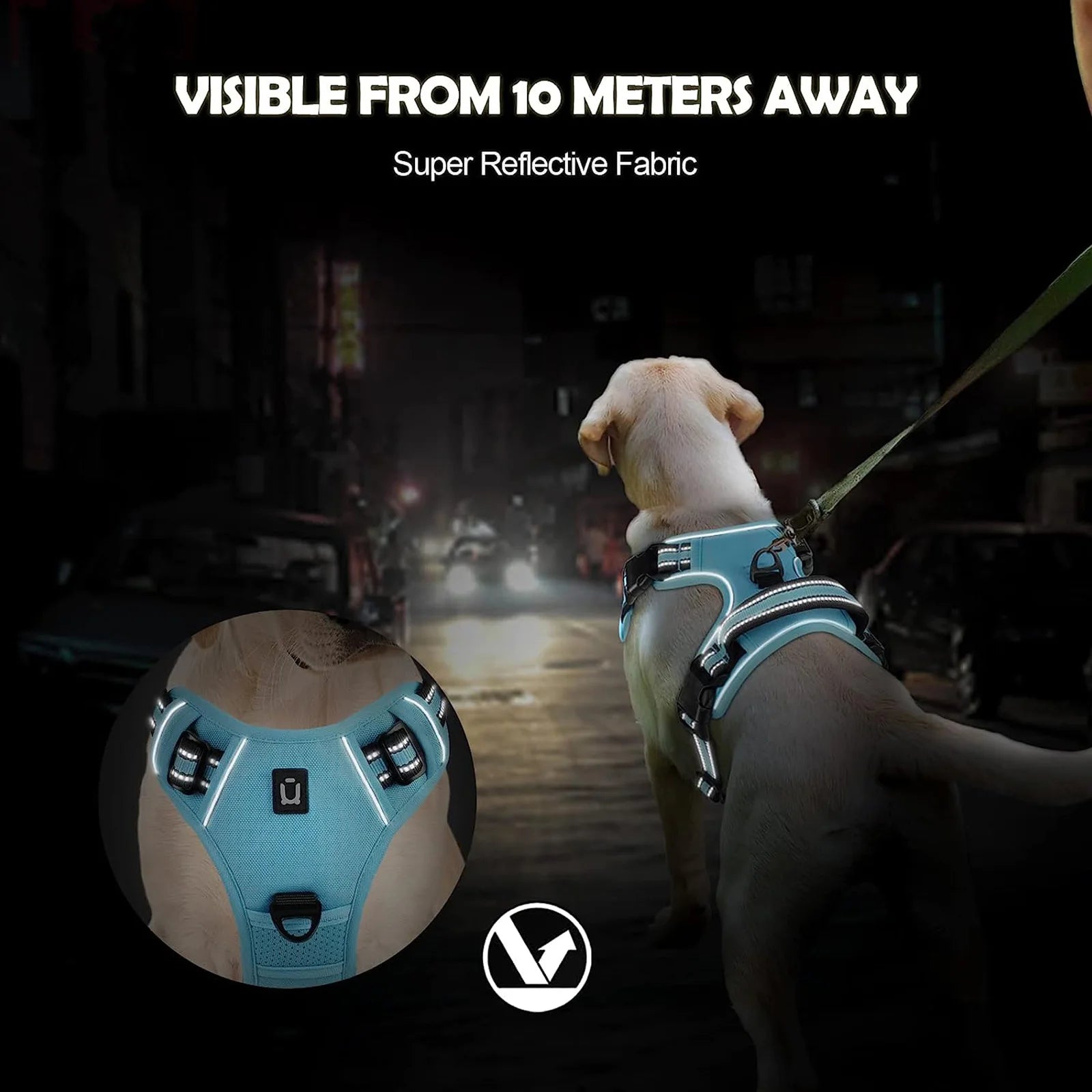 Adjustable Dog Harness — No-Pull Breathable & Reflective