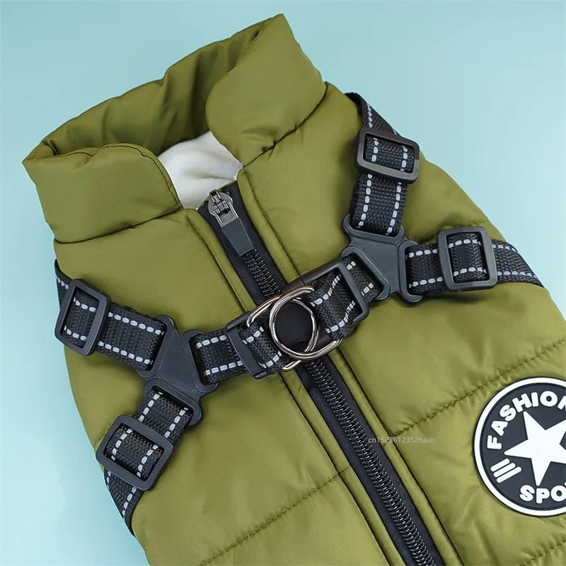 Winter Warm Dog Jacket — Cozy Windproof Coat