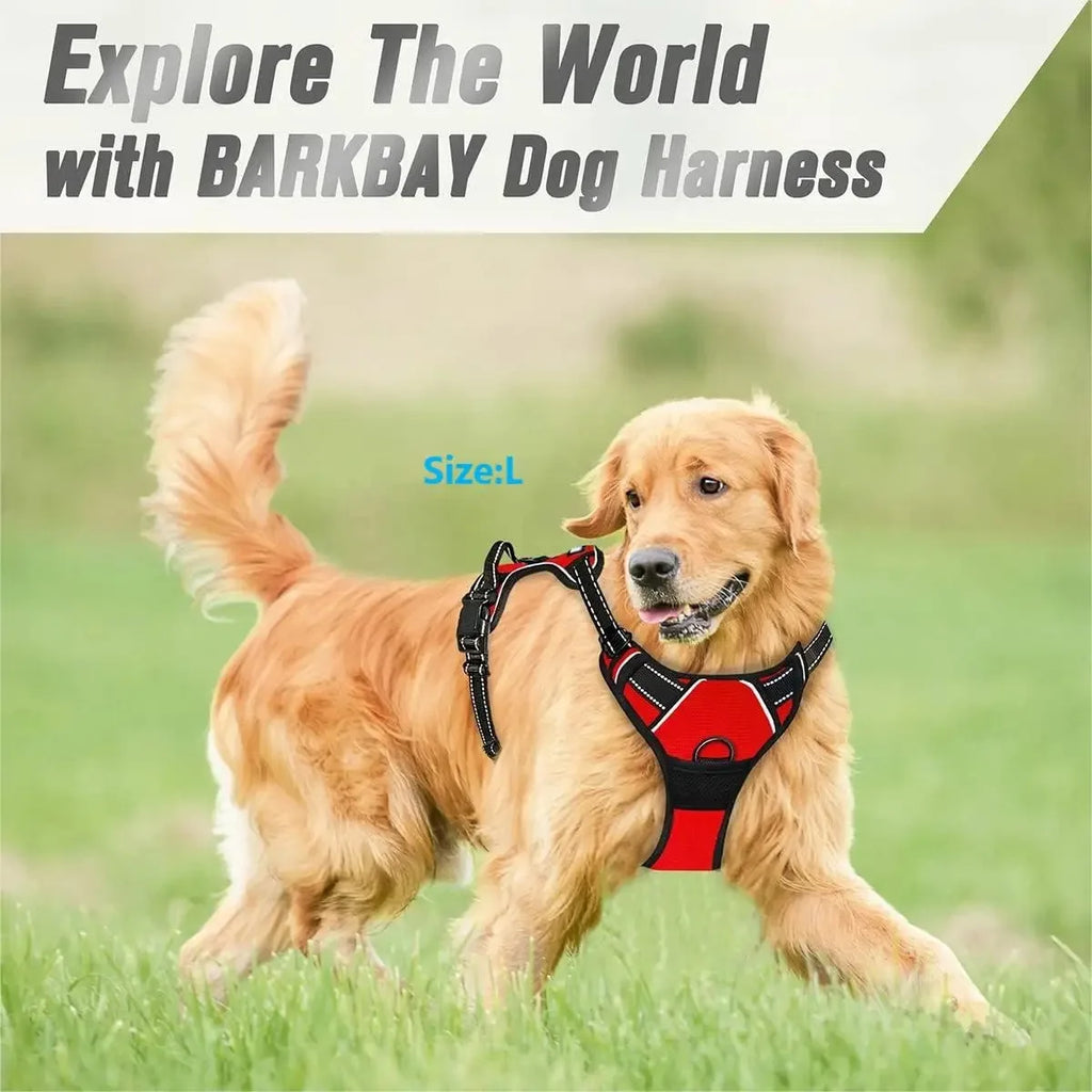 Parisian No-Pull Dog Harness — Adjustable & Escape-Proof