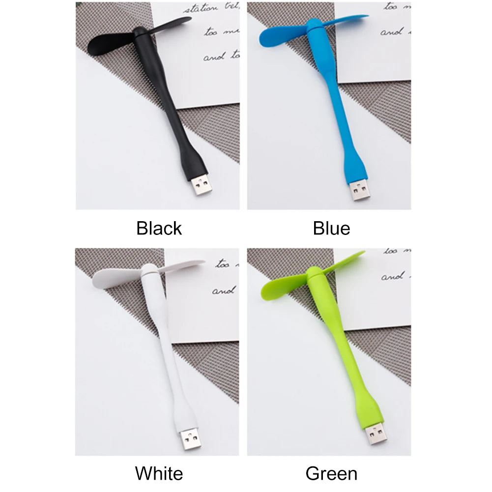 Portable Handheld Mini Fan — USB Rechargeable Silent