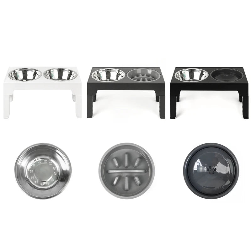 Elevated Dog Bowl Stand — Adjustable Height Feeder