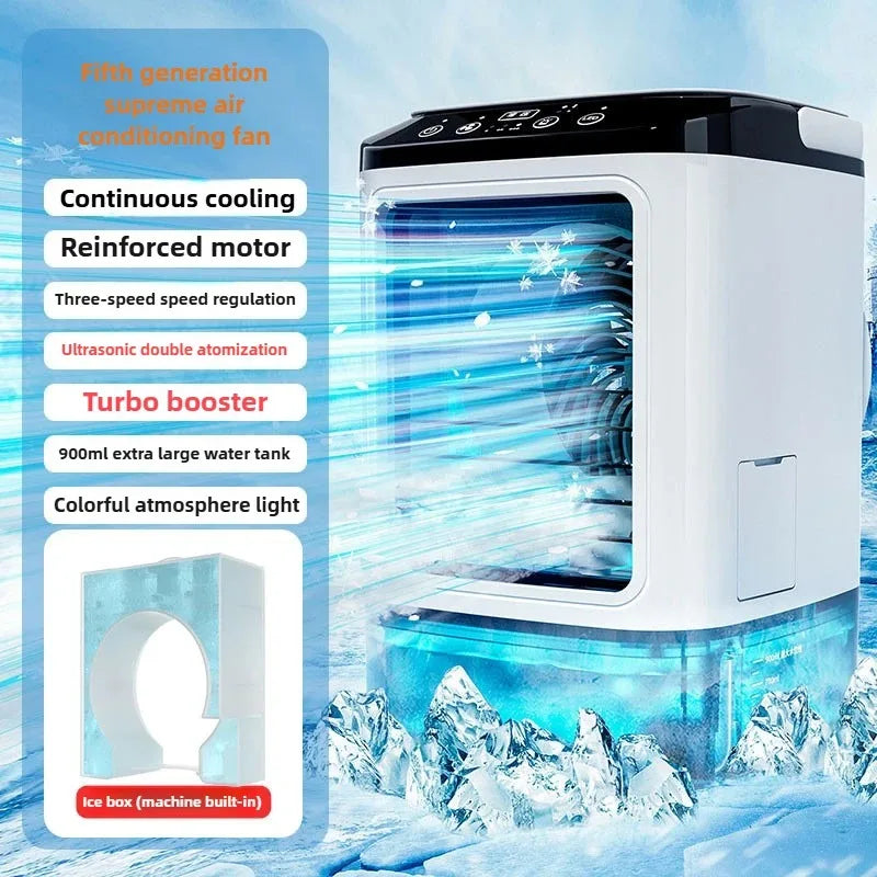 Portable USB Pet Cooling Fan — Silent & Rechargeable
