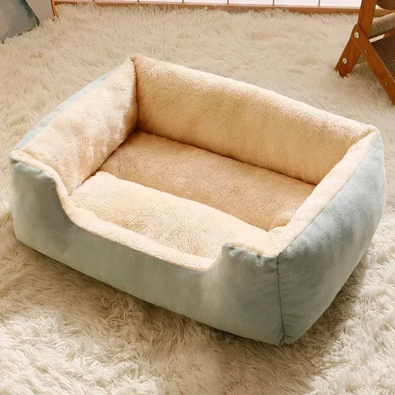 Plush Pet Bed for Cats & Dogs — Ultra-Soft Washable