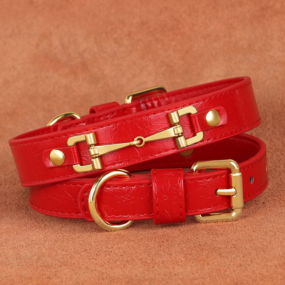 Genuine Leather Dog Collar — Durable & Stylish