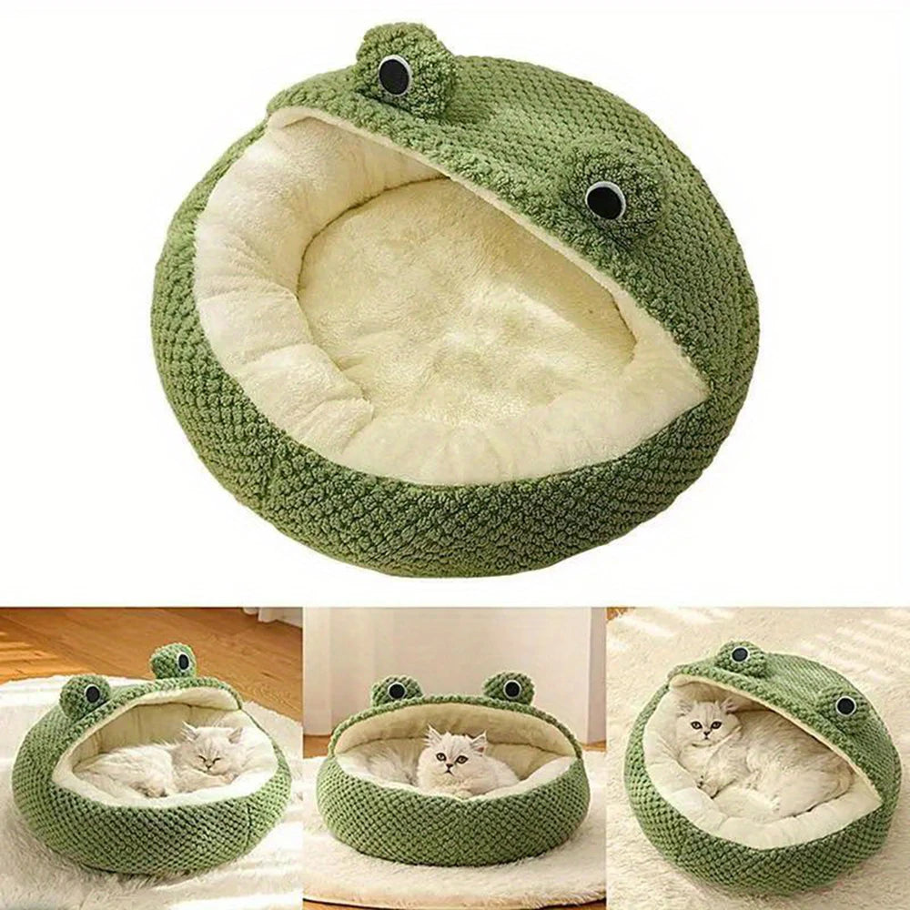 Plush Pet Bed for Cats & Dogs — Ultra-Soft Washable