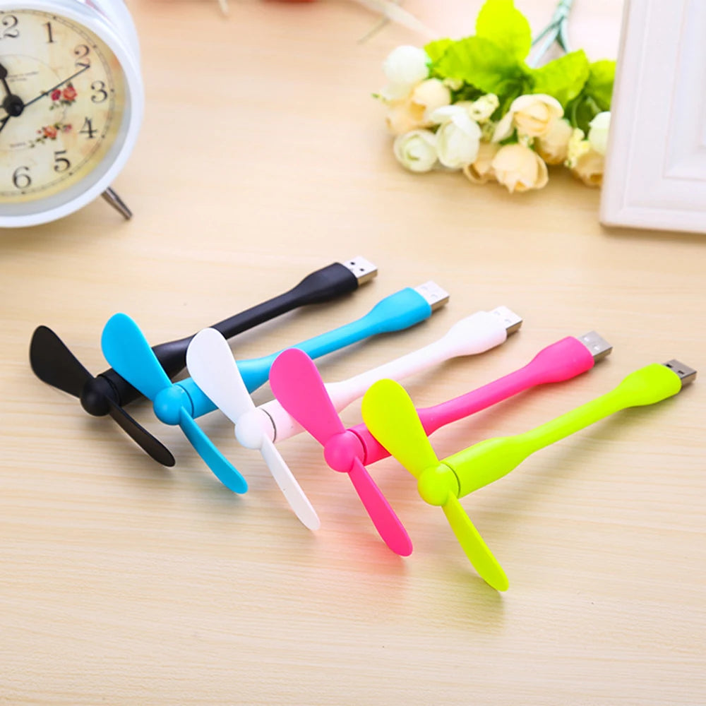 Portable Handheld Mini Fan — USB Rechargeable Silent