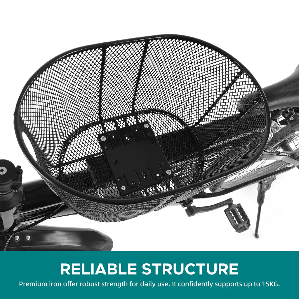 Bike Basket for Dogs & Cats — Secure Padded Carrier