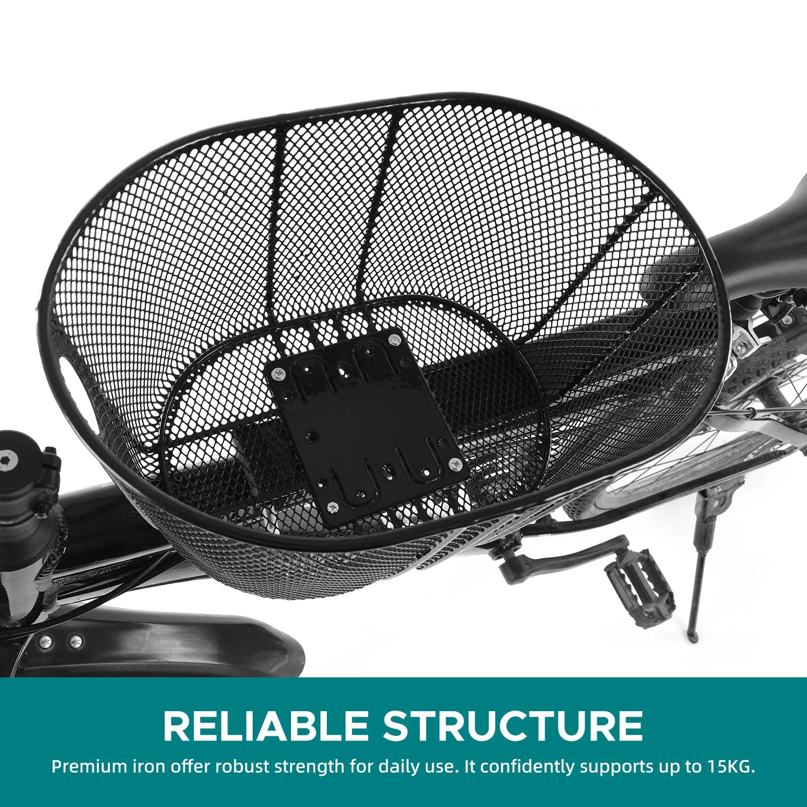 Bike Basket for Dogs & Cats — Secure Padded Carrier