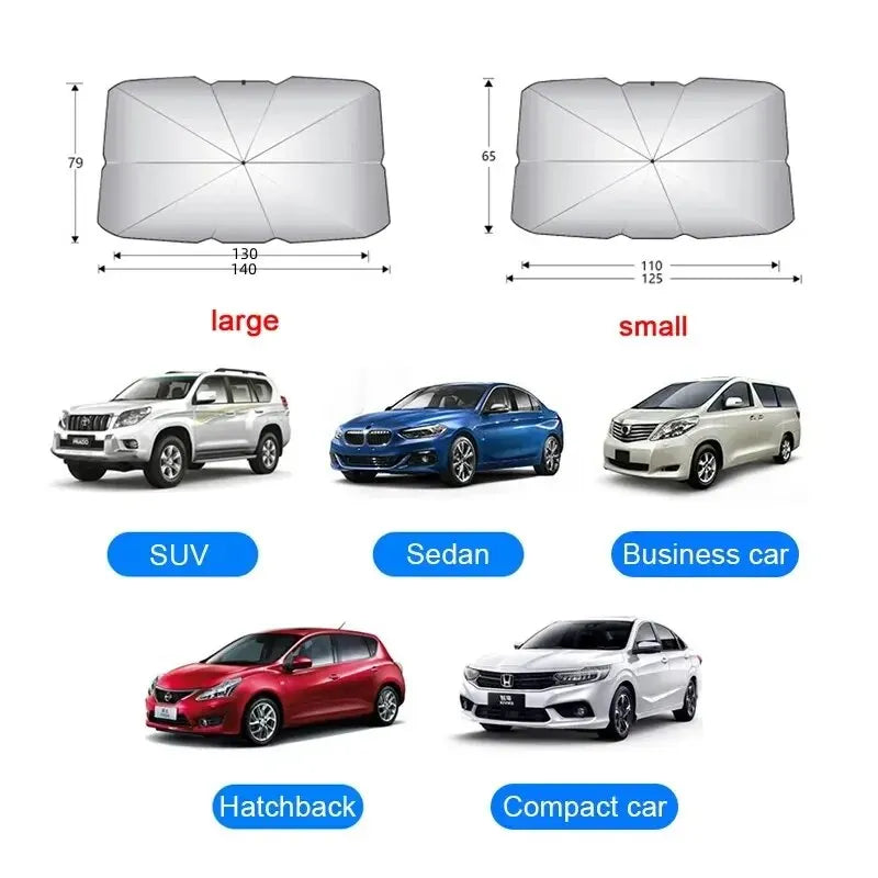 Car Sunshade Cover — UV Protection Windshield