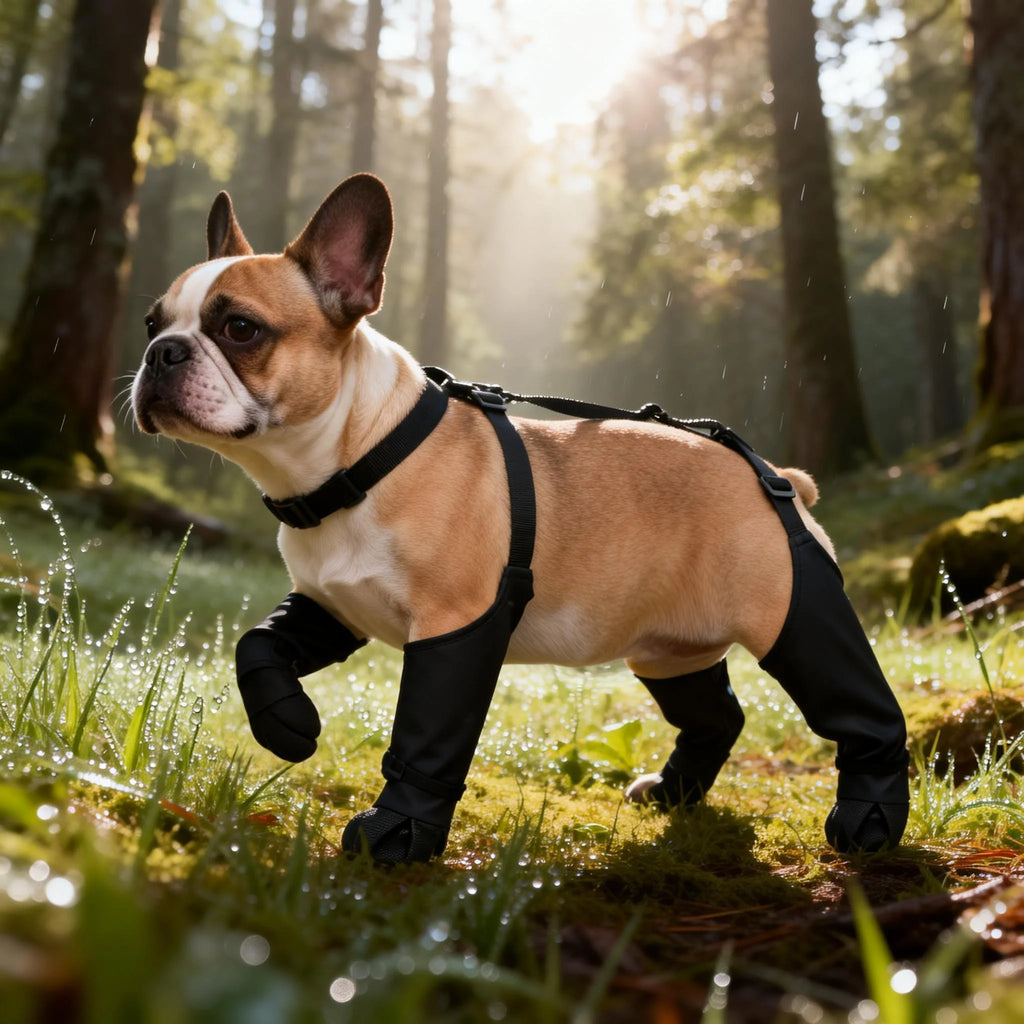Waterproof Dog Raincoat — Windproof Hooded Jacket