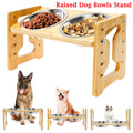 Elevated Dog Bowl Stand — Adjustable Height Feeder